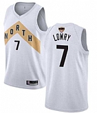 Raptors 7 Kyle Lowry White 2019 NBA Finals City Edition Swingman Jersey,baseball caps,new era cap wholesale,wholesale hats